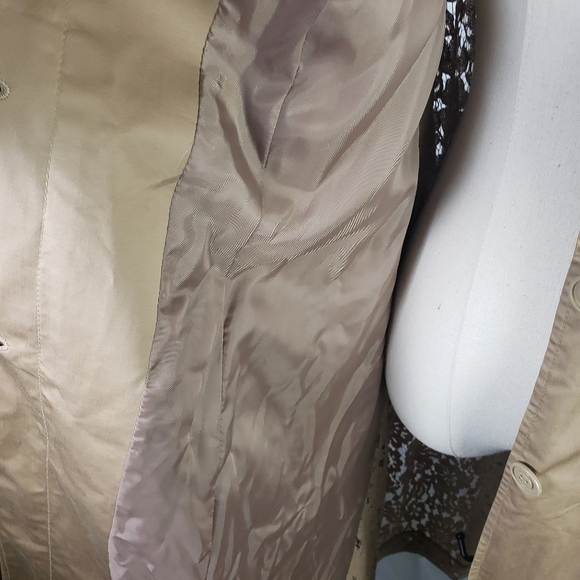 INC International Concepts Womans Lace Back Trench Coat Size 2X - Picture 10 of 12